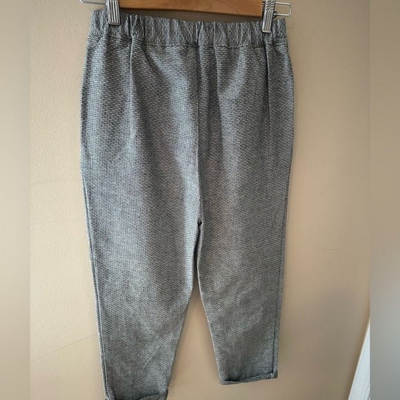 Italogy made in Italy gray pants linen cotton cuff size XXS - Picture 1 of 7
